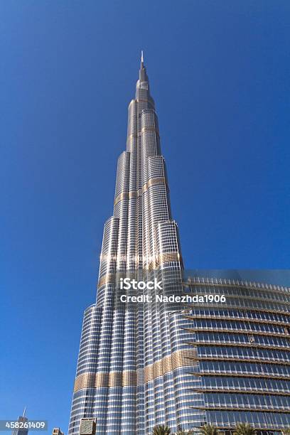 Burj Khalifa Dubai Foto de stock y más banco de imágenes de Acero - Acero, Aire libre, Alto - Descripción física