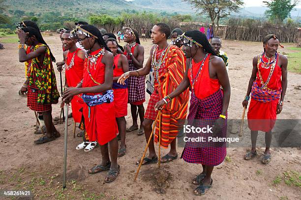 Foto de African Maasai Warriors e mais fotos de stock de Adulto - Adulto, Colar, Cultura Africana