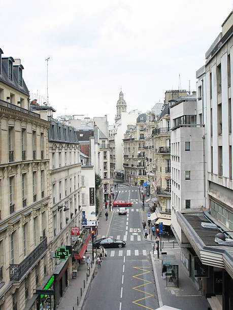 Mogador Rua em Paris - fotografia de stock