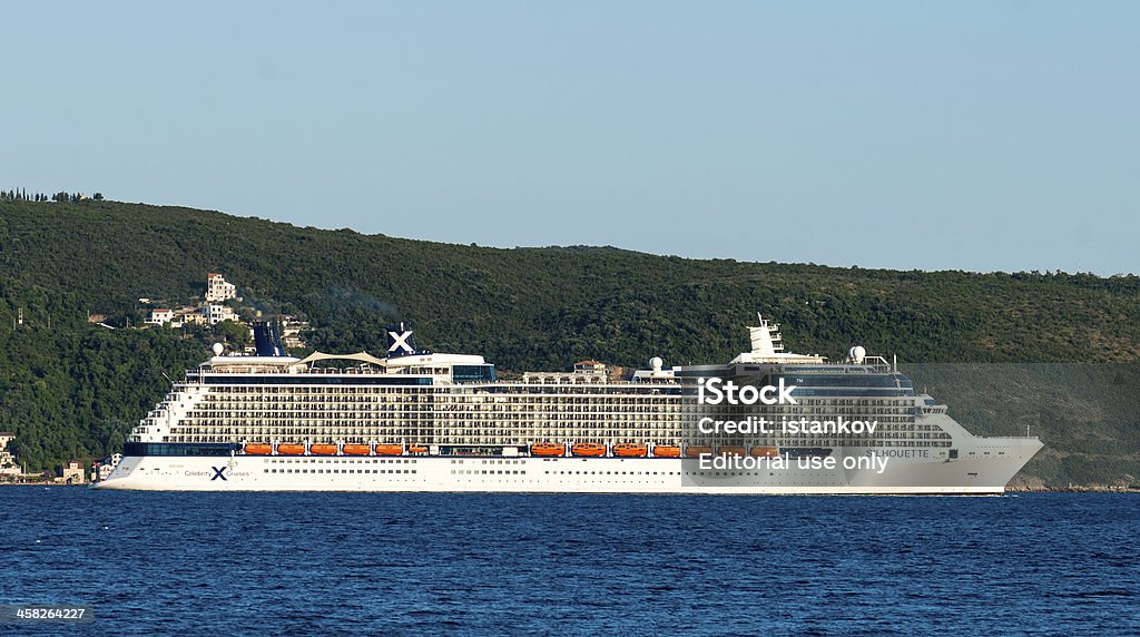 Celebrity cruises-silhueta - Foto de stock de Alta Sociedade royalty-free