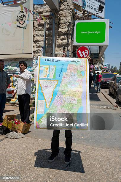 De Los 1948 Mapa De Palestina Foto de stock y más banco de imágenes de 1948 - 1948, Agarrar, Aire libre