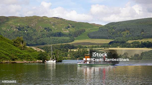 Photo libre de droit de Lac Ullswater Vapeur banque d'images et plus d'images libres de droit de Bateau à vapeur - Bateau à vapeur, Lac Ullswater, Angleterre