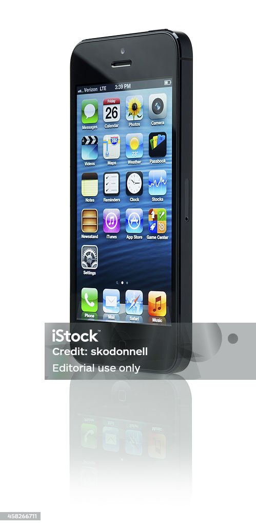 iPhone 5 da Apple - Royalty-free Telefone Inteligente Foto de stock