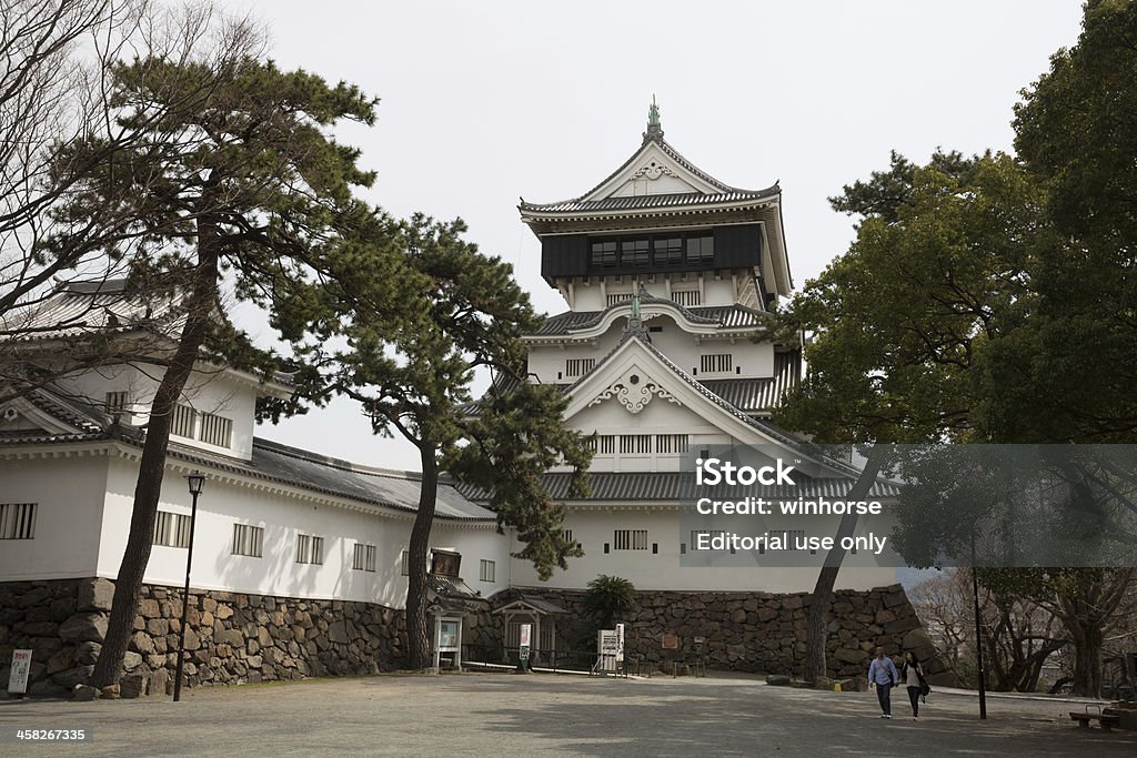 Castelo de Kokura no Japão - Foto de stock de Castelo royalty-free