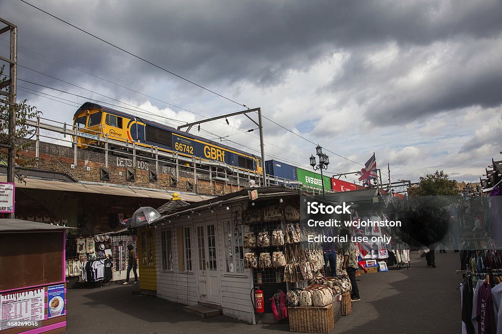 GBRF Zug übergeben Camden Market - Lizenzfrei Güterzug Stock-Foto