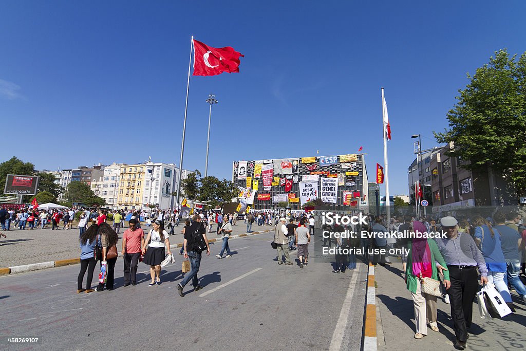 Protestos na Turquia - Foto de stock de AKP royalty-free