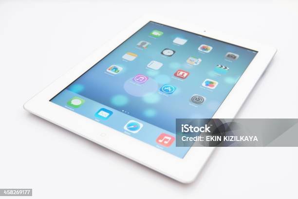 New Apple Ios 7 Operating System On Ipad Stock Photo - Download Image Now - Big Tech, Color Image, Communication