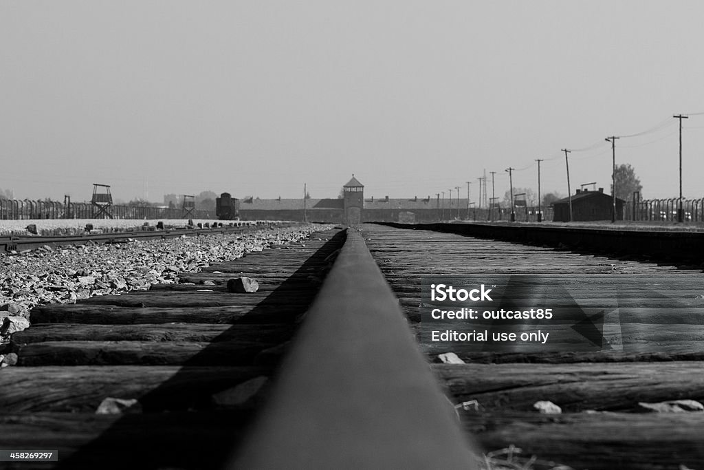 Auschwitz-Birkenau Campo de Concentração - Royalty-free Auschwitz Foto de stock