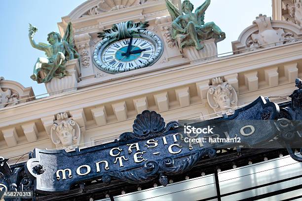 Monte Carlo Casino Frente De Entrada E Cobertura - Fotografias de stock e mais imagens de Arquitetura - Arquitetura, Arte, Cultura e Espetáculo, Casino