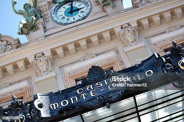 Casinò Monte Carlo Ingresso Anteriore E Canopy - Fotografie stock e altre immagini di Architettura - Architettura, Arte, Cultura e Spettacolo, Casinò