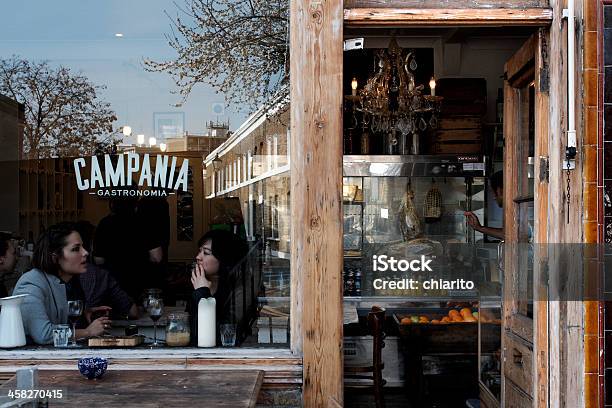 Campania Gastronomia Italian Restaurant In London Stock Photo - Download Image Now
