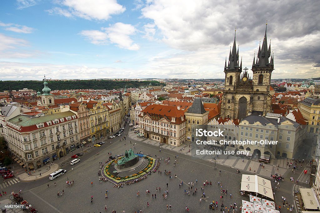 Plaza de la ciudad antigua, Prague - Foto de stock de Arquitectura libre de derechos