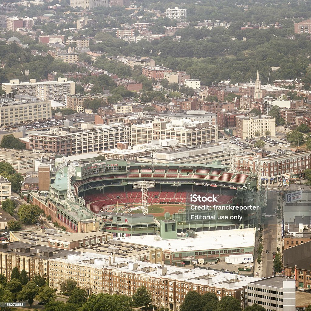 Luftbild von Boston bei Fenway Park - Lizenzfrei Fenway-Park Stock-Foto