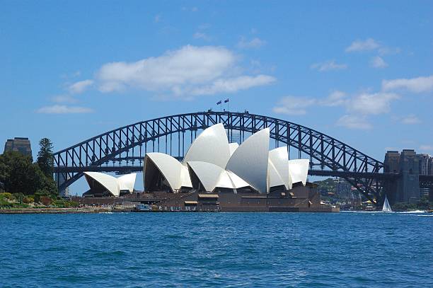 icônes - opera house sydney australia australia bay photos et images de collection