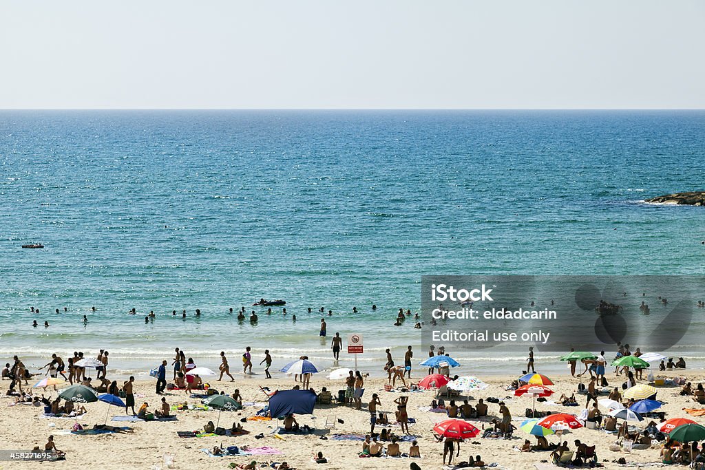 Verano en la playa de Tel-Aviv - Foto de stock de Actividades recreativas libre de derechos