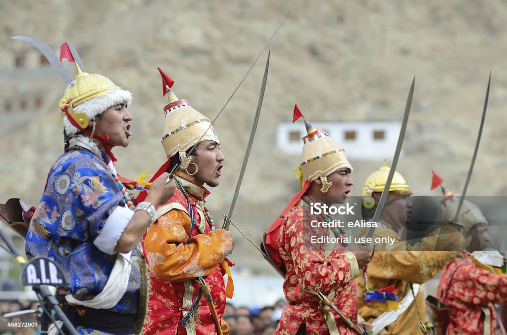 Artystów na Festiwal Ladakh dziedzictwo - Zbiór zdjęć royalty-free (Aktor)