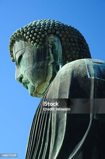 Wielki Budda W Kamakura - zdjęcia stockowe i więcej obrazów Wielki Budda - Hase - Japonia - Wielki Budda - Hase - Japonia, Azja, Bezchmurne niebo