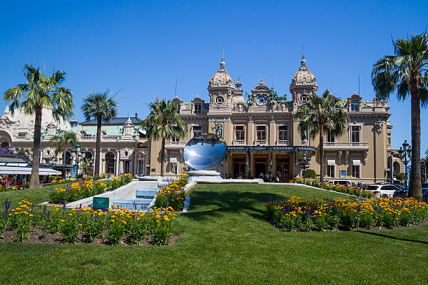 De Monte Carlo Casino & Sky espelho - foto de acervo
