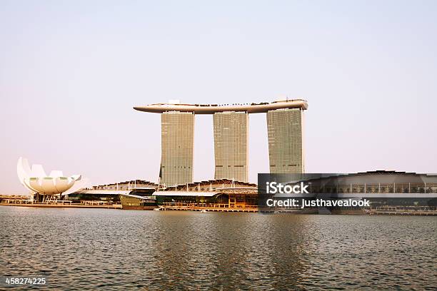 Marina Bay Sands And Arts Science Museum Stock Photo - Download Image Now - Architecture, Asia, Editorial