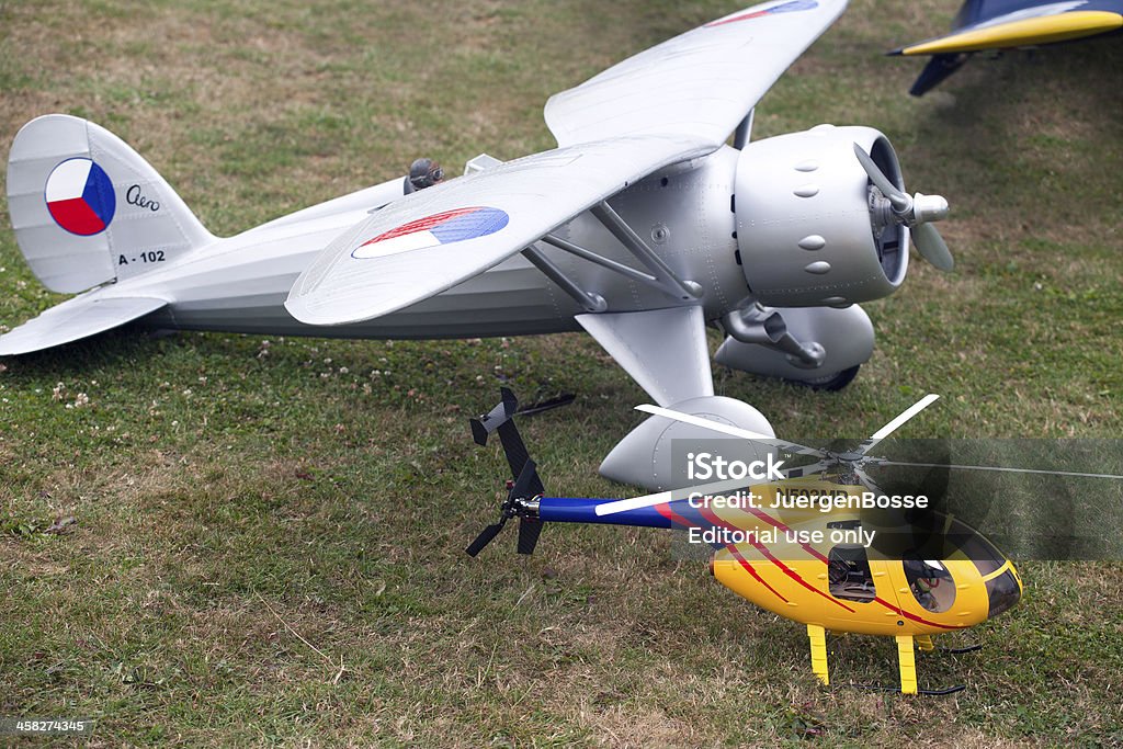 Airshow de mini rc-modelos - Foto de stock de Avión libre de derechos