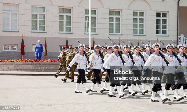 State Day Of Lithuania Vilnius Stock Photo - Download Image Now - Adult, Anniversary, Army Soldier