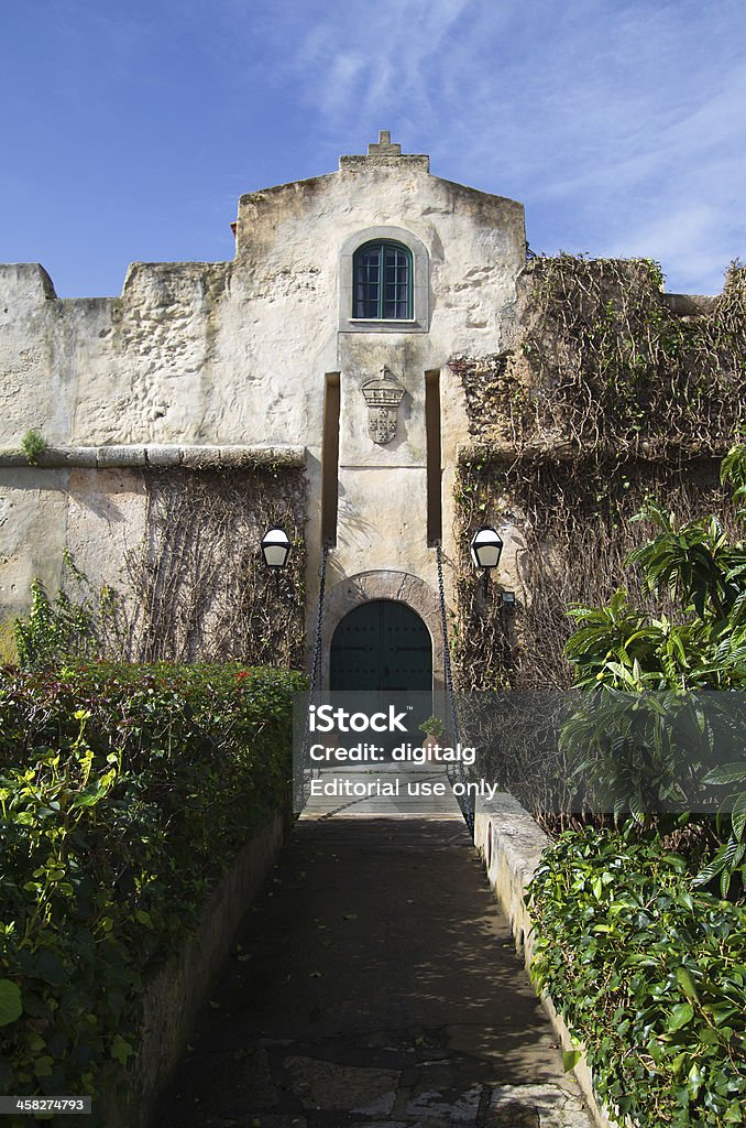 Ingresso al Forte di San Clemente - Foto stock royalty-free di Alentejo