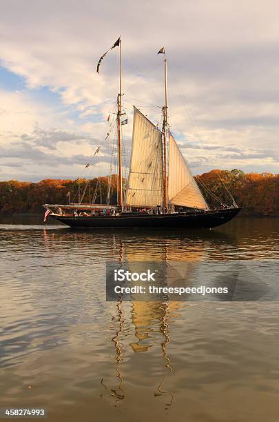 Schooner Virginia On The Chester River Stock Photo - Download Image Now - Chesapeake Bay, Chestertown, Maryland - US State
