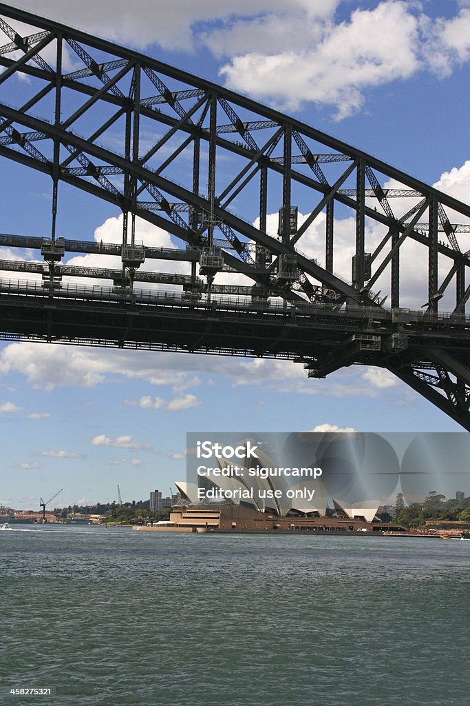 Sydney Opera House e dell'harbour bridge, Australia - Foto stock royalty-free di Ambientazione esterna