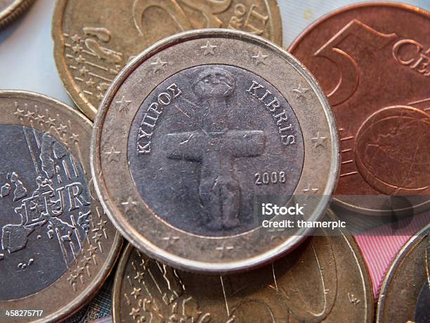 Euro Z Cypru - zdjęcia stockowe i więcej obrazów Republika Cypryjska - Republika Cypryjska, 1 euro, Bez ludzi
