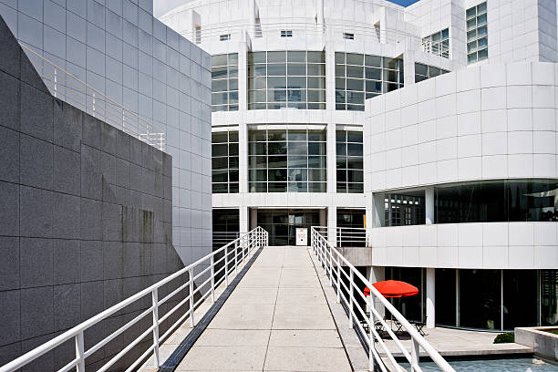 Atlanta, GA, USA - May 13, 2010:  Atlanta's High Museum of Art as seen from the Peachtree Street side.