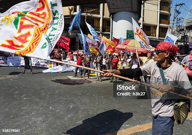 Militantes Contra Presidente Das Filipinas Aquino - Fotografias de stock e mais imagens de Comício Político - Comício Político, Dia Mundial dos Direitos Humanos, Direitos Humanos