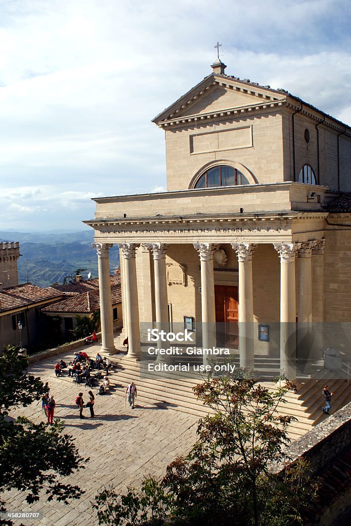 Basilica di San Marino - Foto stock royalty-free di Abbazia