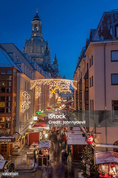 Weihnachtsmarkt In Dresden Stockfoto und mehr Bilder von Dresden - Dresden, Winter, Advent