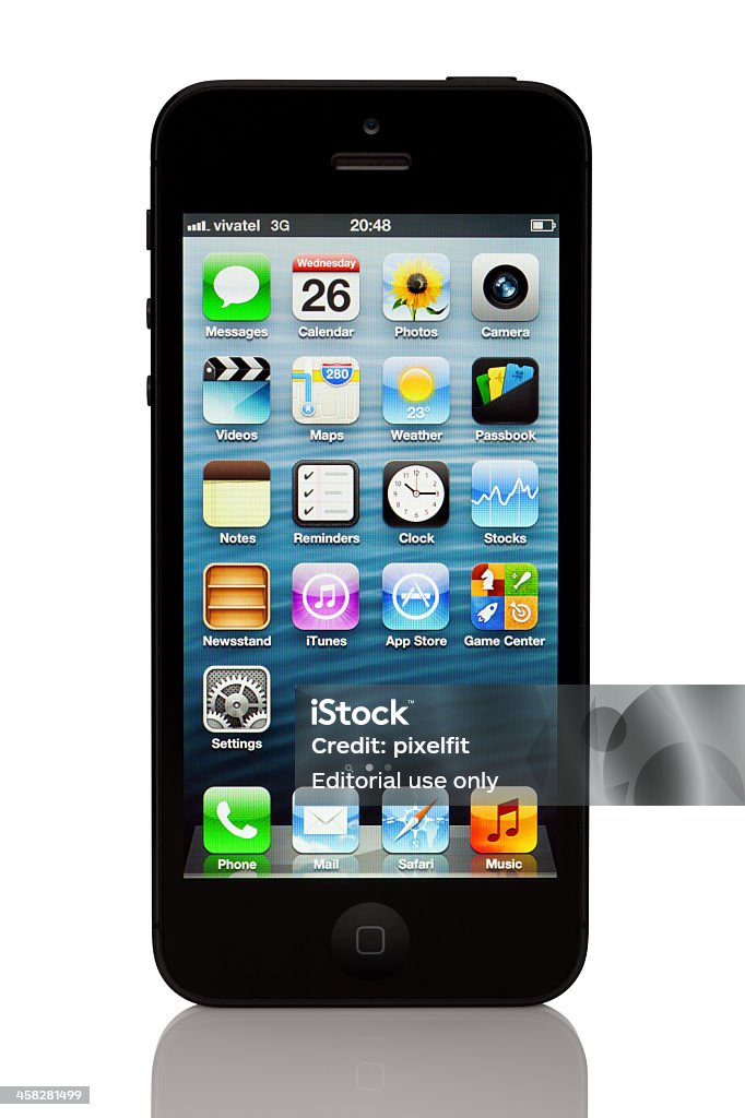 iPhone 5 - Lizenzfrei Apple Computer Stock-Foto