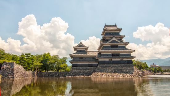 Matsumoto, Japan - July 11, 2011: Matsumoto Castle, also known as the \