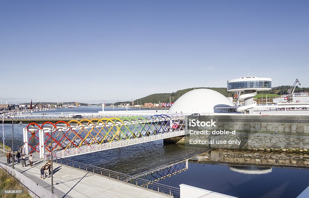 Niemeyer Centrum kulturowe w Aviles, Hiszpania - Zbiór zdjęć royalty-free (Architekt)