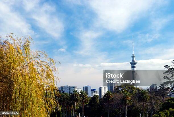 Auckland Panoramę Z Niebo Wieża - zdjęcia stockowe i więcej obrazów Auckland - Auckland, Auckland - Region, Bez ludzi