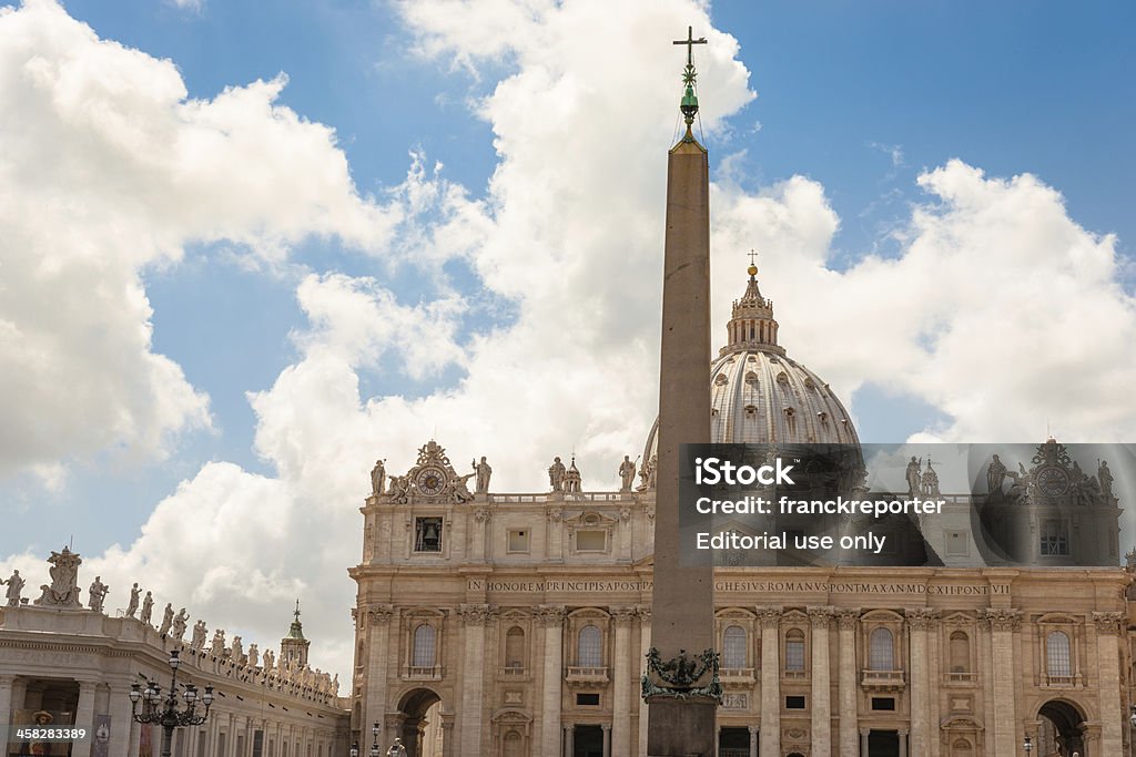 Fassade des st. peter's basilica in Rome - Lizenzfrei Alt Stock-Foto