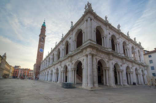 Vicenza, Italy - March 17, 2013: View of Basilica Palladiana (\