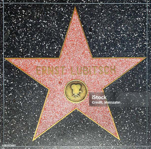 Ernst Lubitschs Gwiazda W Hollywood Walk Of Fame - zdjęcia stockowe i więcej obrazów Aranżować - Aranżować, Asfalt, Boulevard