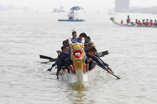 2013 Foshan International Dragon Boat Races stock photo