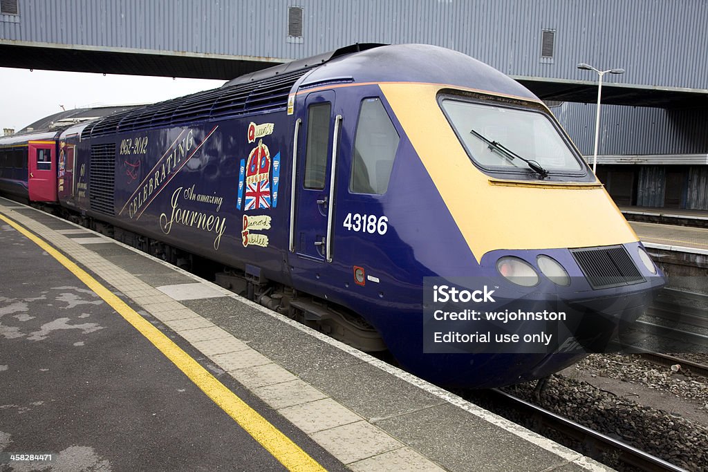Queen's Jubilee wątroby na pierwszy Great Western pociągu - Zbiór zdjęć royalty-free (Bez ludzi)