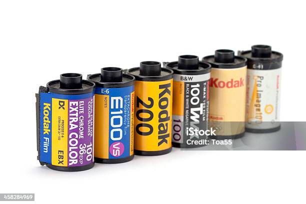 Tipo Di Kodak Film Rolls - Fotografie stock e altre immagini di Bianco e nero - Bianco e nero, Fotografia - Immagine, Fotografia - Prodotto d'arte e artigianato