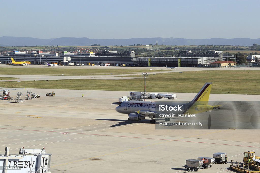 Flughafen Stuttgart - Lizenzfrei Ankunft Stock-Foto