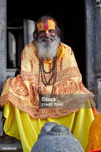 Sadhu Holy Man Stock Photo - Download Image Now - Adult, Adults Only, Alms