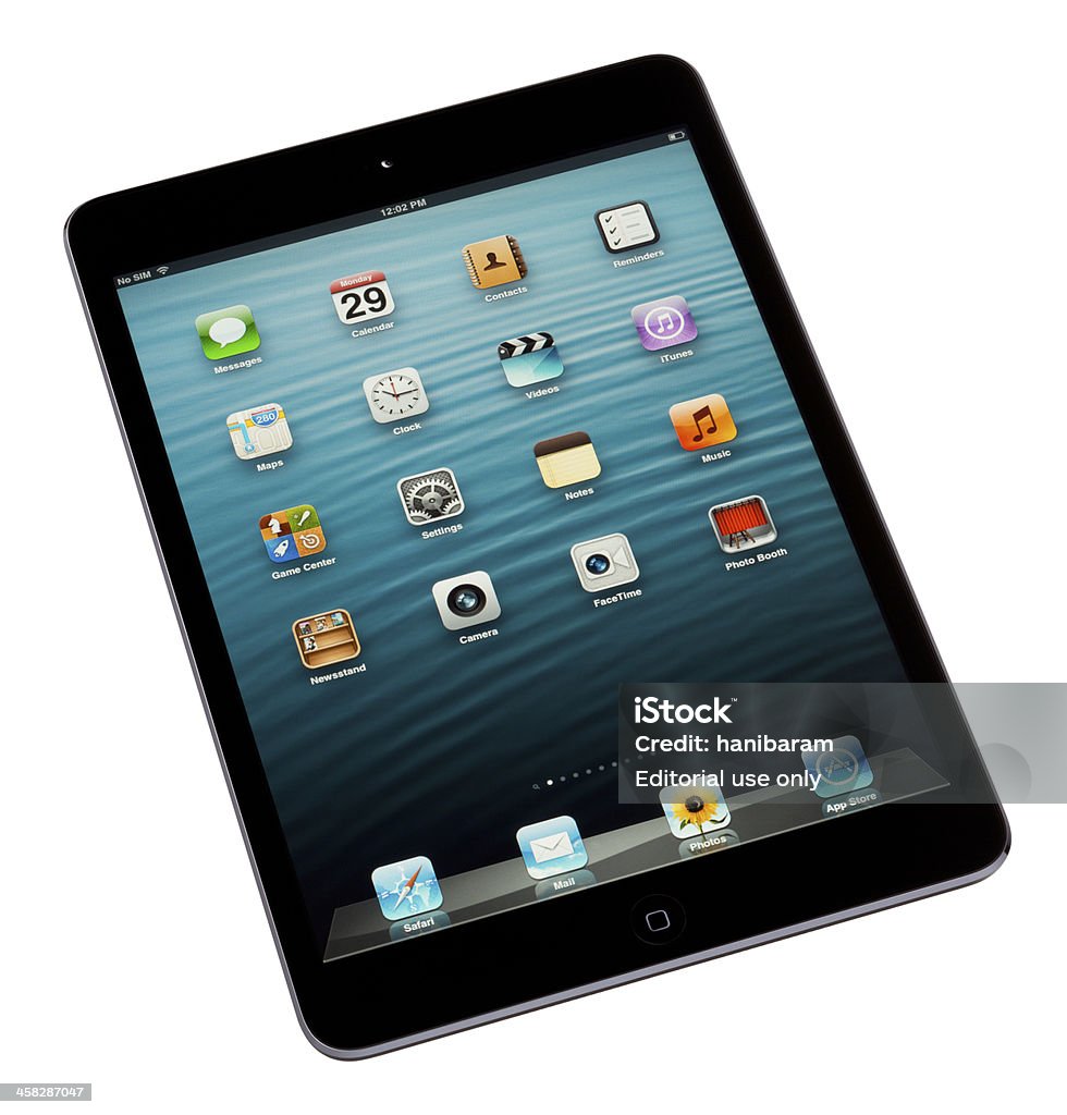 Apple iPad mini с Обтравка - Стоковые фото GAFAM роялти-фри