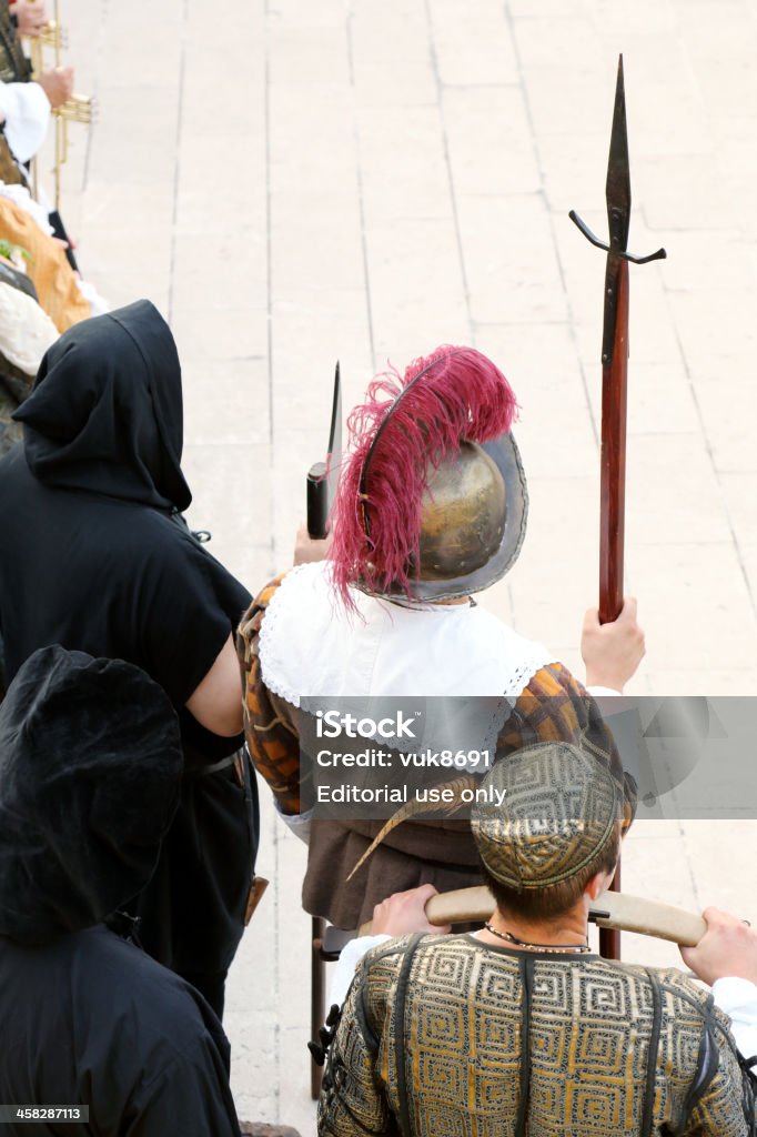 Szene von einer mittelalterlichen Festung - Lizenzfrei Aggression Stock-Foto