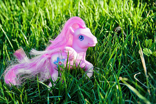 Albuquerque, USA - November 3, 2012: My Little Pony figures are brand of plastic ponies with colorful bodies and manes. They all have an unique symbols, \