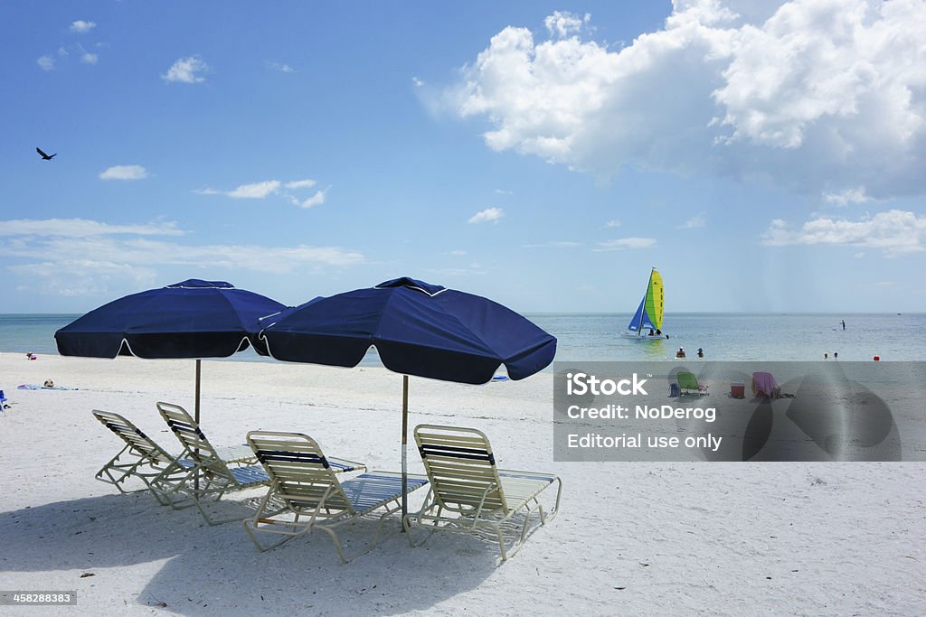 Strand-Szene auf Marco Island - Lizenzfrei Insel Marco Island Stock-Foto