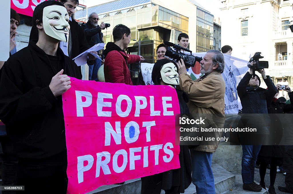 Ludzie nie o zyskach - Zbiór zdjęć royalty-free (Kapitalizm)